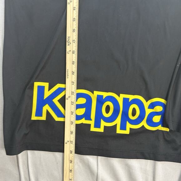 Vintage Kappa Jersey Mens Large Black And Blue - Picture 6 of 8